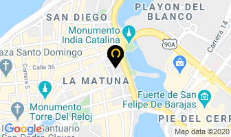Mapa de Latin Benchi en Cartagena