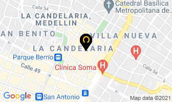 Mapa de Latin Coffe Express en Medellín