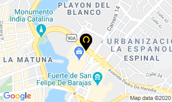 Mapa de Latin Store en Cartagena