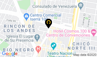 Mapa de Latina De Viajes Ltda en Bogotá D.C