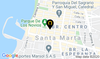 Mapa de Latino Down Town en Santa Marta