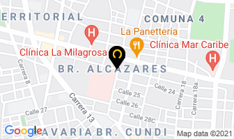 Mapa de Latorre Suárez Isabel Beatriz en Santa Marta