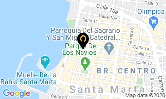 Mapa de Lautrec Café Bar en Santa Marta