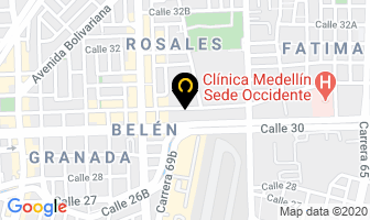 Mapa de Lava Autos Cima en Medellín