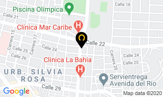 Mapa de Lava Autos La 19 en Santa Marta