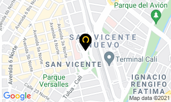 Mapa de Lava Autos La Glorieta en Cali