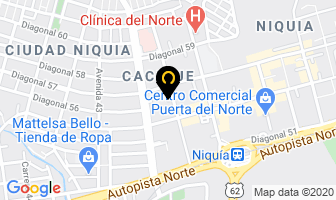 Mapa de Lava Muebles A.a.a. en Medellín