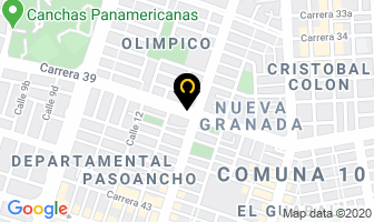 Mapa de Lavadero La 39 en Cali
