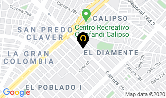 Mapa de Lavamos Poltronas Del Valle en Cali