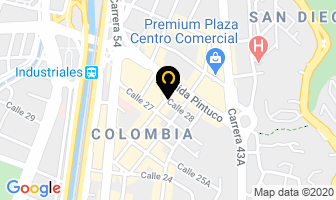 Mapa de Lavandería Carpa Azul en Medellín