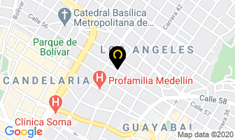 Mapa de Lavandería Celver en Medellín