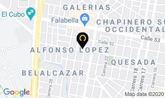 Mapa de Lavandería D'galerías en Bogotá D.C