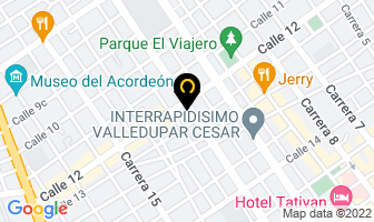 Mapa de Lavandería Del Valle en Valledupar