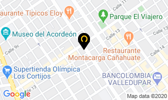 Mapa de Lavanderia Del Valle S.a.s. en Valledupar