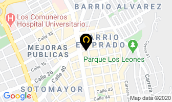 Mapa de Lavanderia Express Wash en Bucaramanga