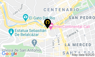 Mapa de Lavandería Hotel Intercontinental en Cali