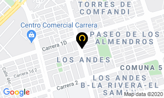 Mapa de Lavandería Las Margaritas en Cali