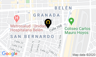 Mapa de Lavanderia Lavado Limpio en Medellín