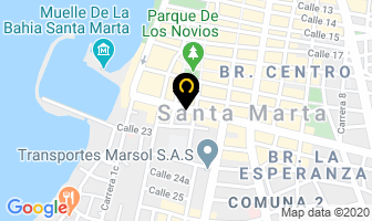 Mapa de Lavanderia Paraiso en Santa Marta