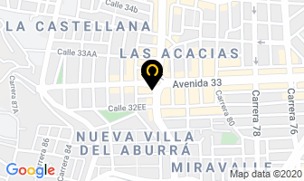 Mapa de Lavandería Ropa Lista en Medellín