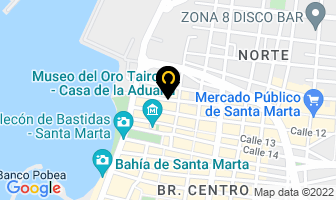Mapa de Lavandería Samaria en Santa Marta