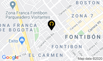 Mapa de Lavanderia Superblanca Ltda. en Bogotá D.C