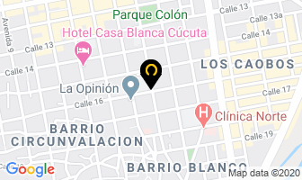 Mapa de Lavandería Superlavado en Cúcuta