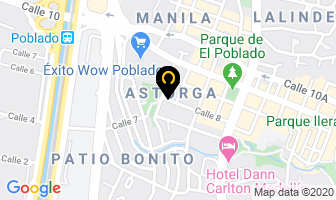 Mapa de Lavandería Triple A.a.a en Medellín