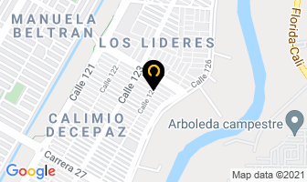 Mapa de Lavandería Y Brilladora Roma en Cali