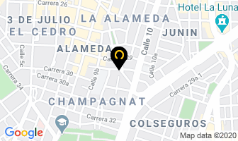 Mapa de Lavanderías Sigall en Cali