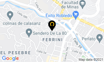 Mapa de Lavando Y Secando en Medellín