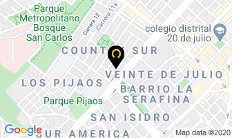 Mapa de Lavaseco Morris en Bogotá D.C