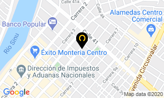 Mapa de Lavautos Acosta en Montería