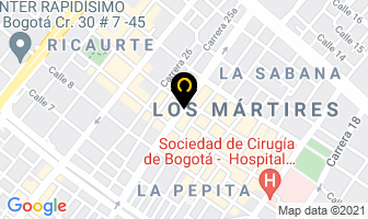 Mapa de Lavautos El Profe en Bogotá D.C