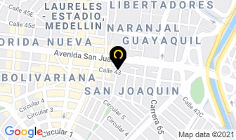 Mapa de Lavautos La 68 en Medellín