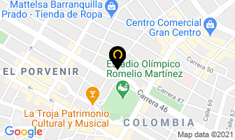 Mapa de Lavautos Splash en Barranquilla