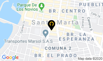 Mapa de Ldg Arquitectos en Santa Marta