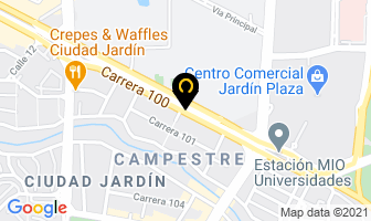 Mapa de Learn English International en Cali