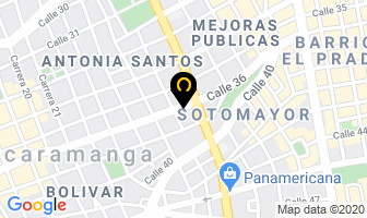 Mapa de Leasing De Occidente S.a. en Bucaramanga