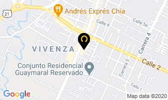 Mapa de Lecker Salchichas Alemanas en Chía