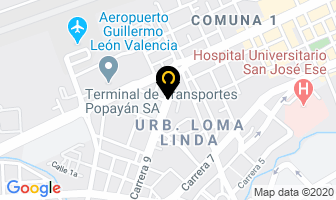 Mapa de Ledezma Jesús Alonso en Popayán