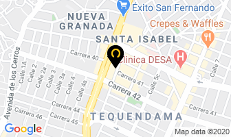 Mapa de Lefko Estetica Dental Cali en Cali