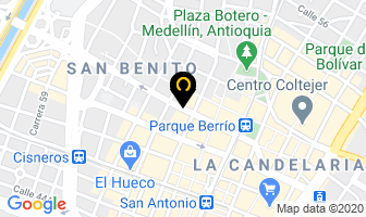 Mapa de Legalmarca en Medellín