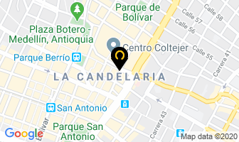 Mapa de Legis en Medellín