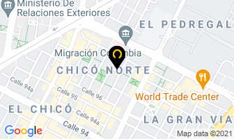 Mapa de Legislacion De Comercio Exterior en Bogotá D.C