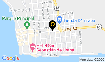 Mapa de Legumar en Necoclí