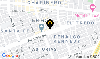 Mapa de Lehner Futural Aluminios en Cali