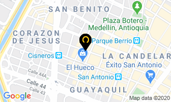 Mapa de Lencería Casa Real en Medellín