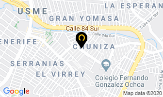 Mapa de Lencería Primaveral en Bogotá D.C