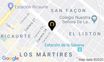 Mapa de Lencería Sarany en Bogotá D.C